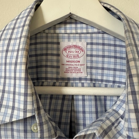 Brooks Brothers Madison The Original Button Down Polo Shirt Pima Cotton Size M - Picture 5 of 6